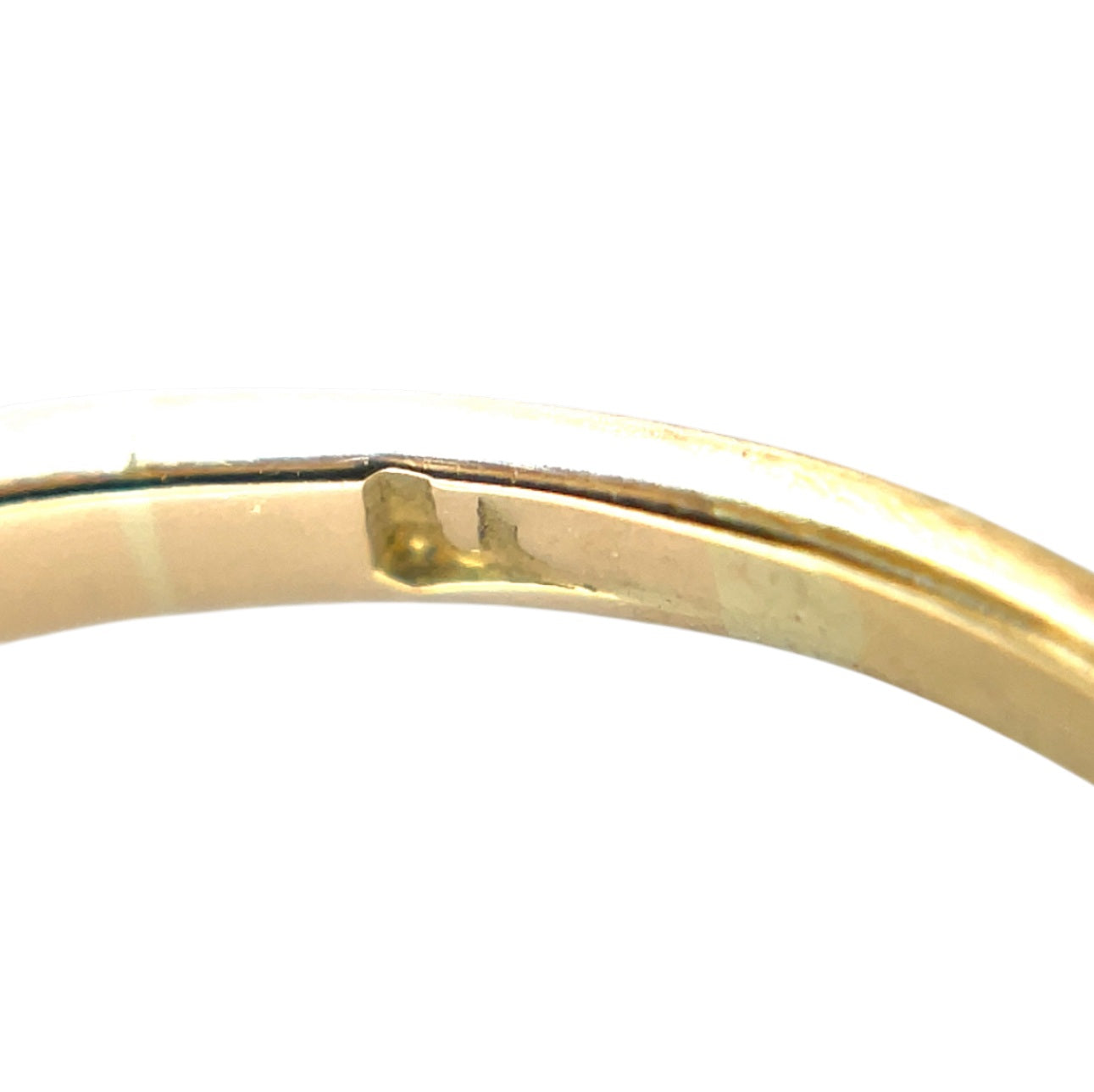 18ct Yellow Gold & Platinum Diamond Solitaire Ring (P1/2)