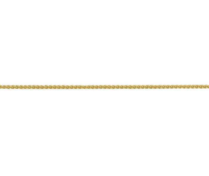 9ct Yellow Gold Spiga Chain (18")