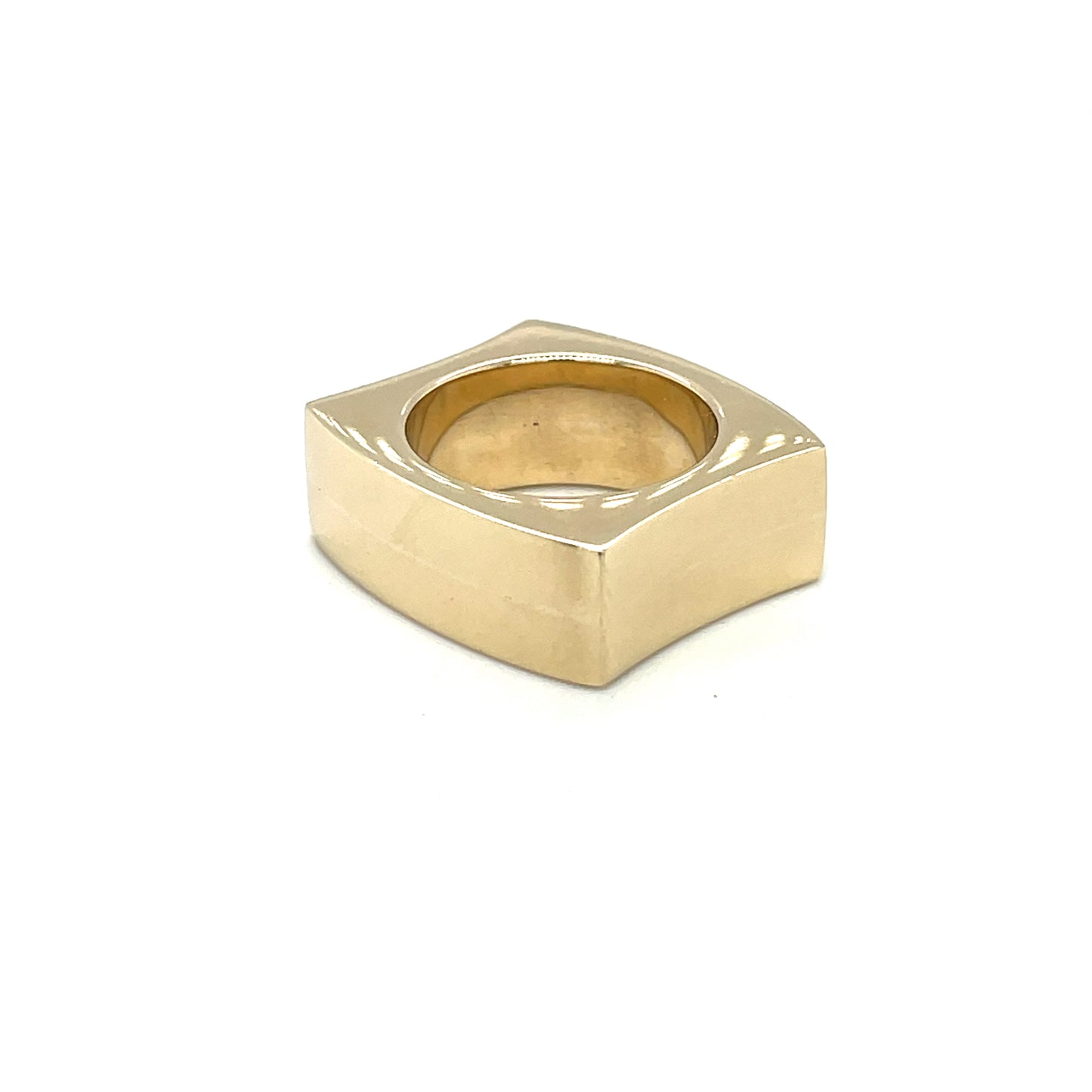 9ct Yellow Gold Square Band