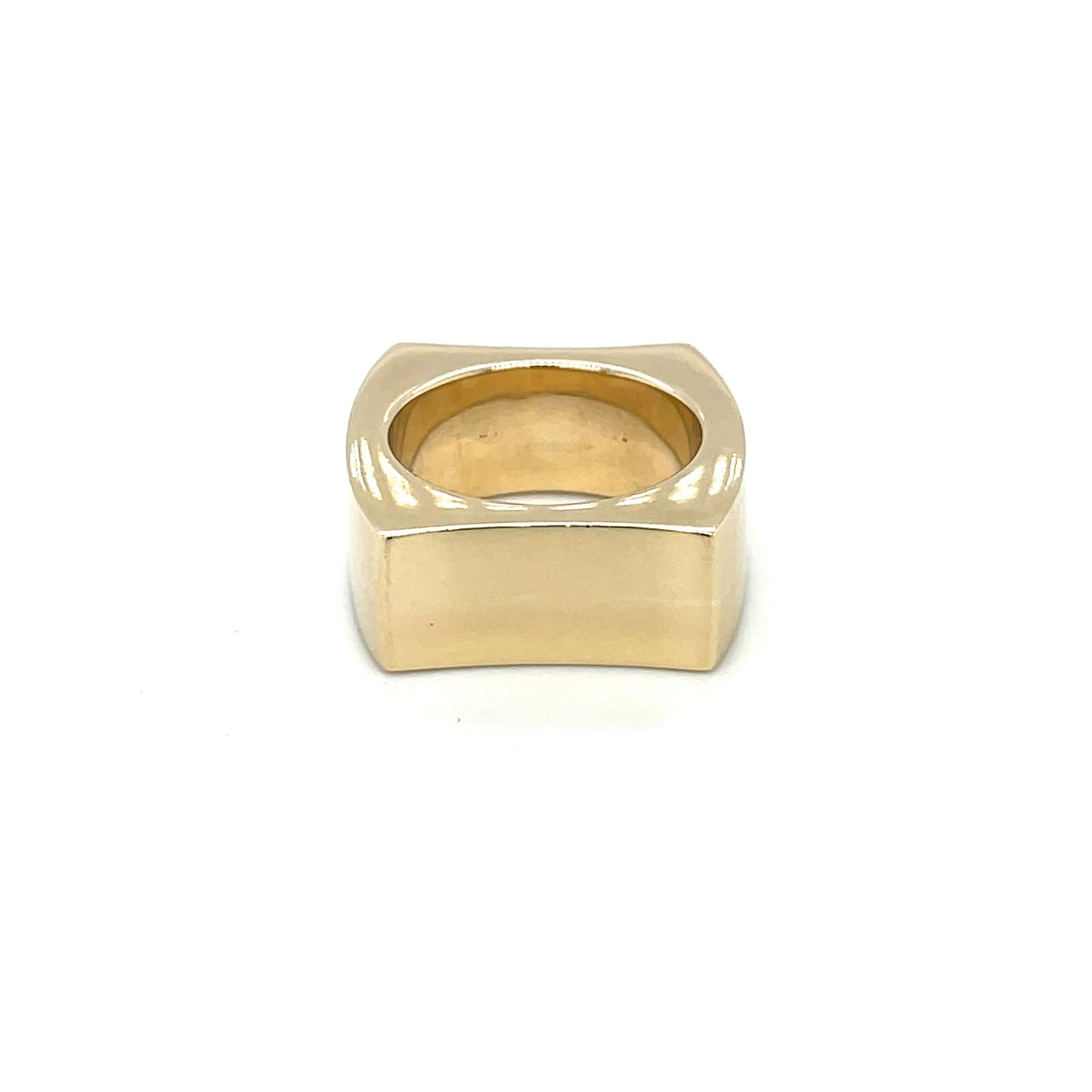 9ct Yellow Gold Square Band