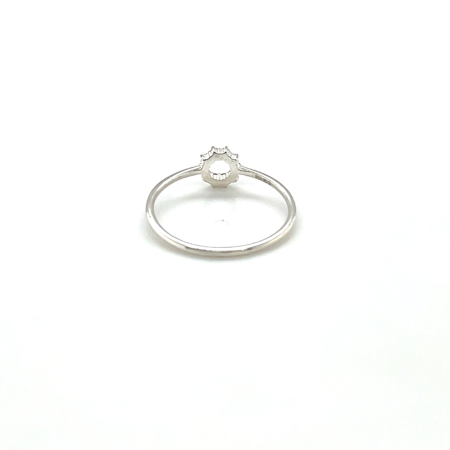 Silver & Diamond Infinity Ring