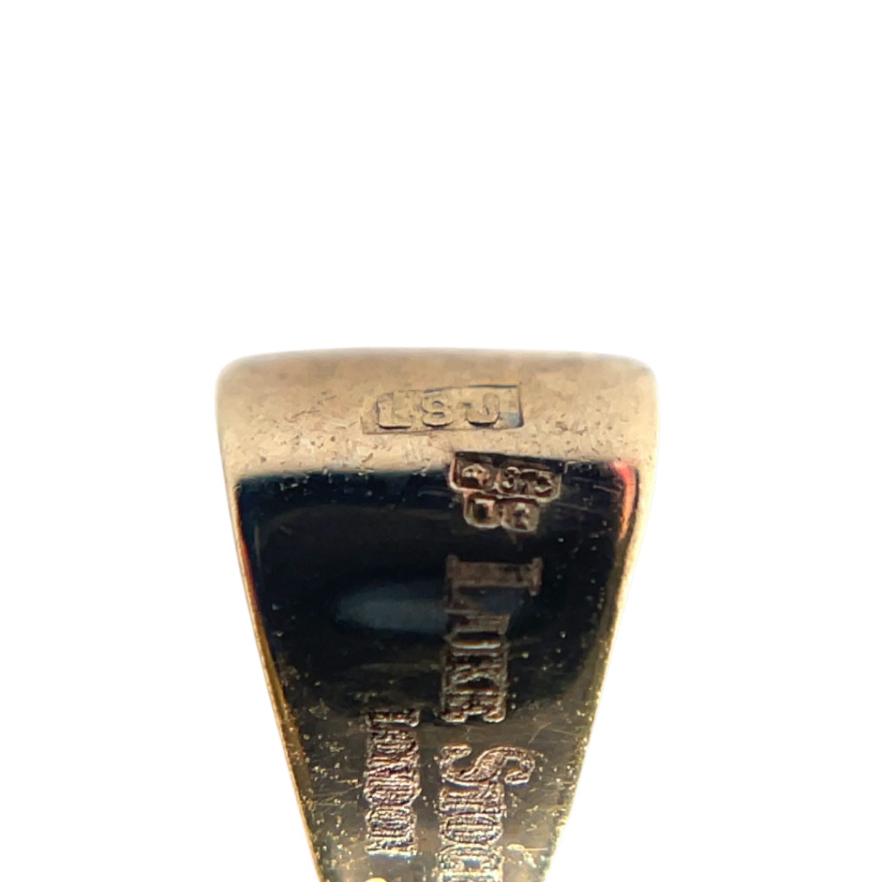 9ct Yellow Gold Citrine & Diamond Pendant & Chain (18")