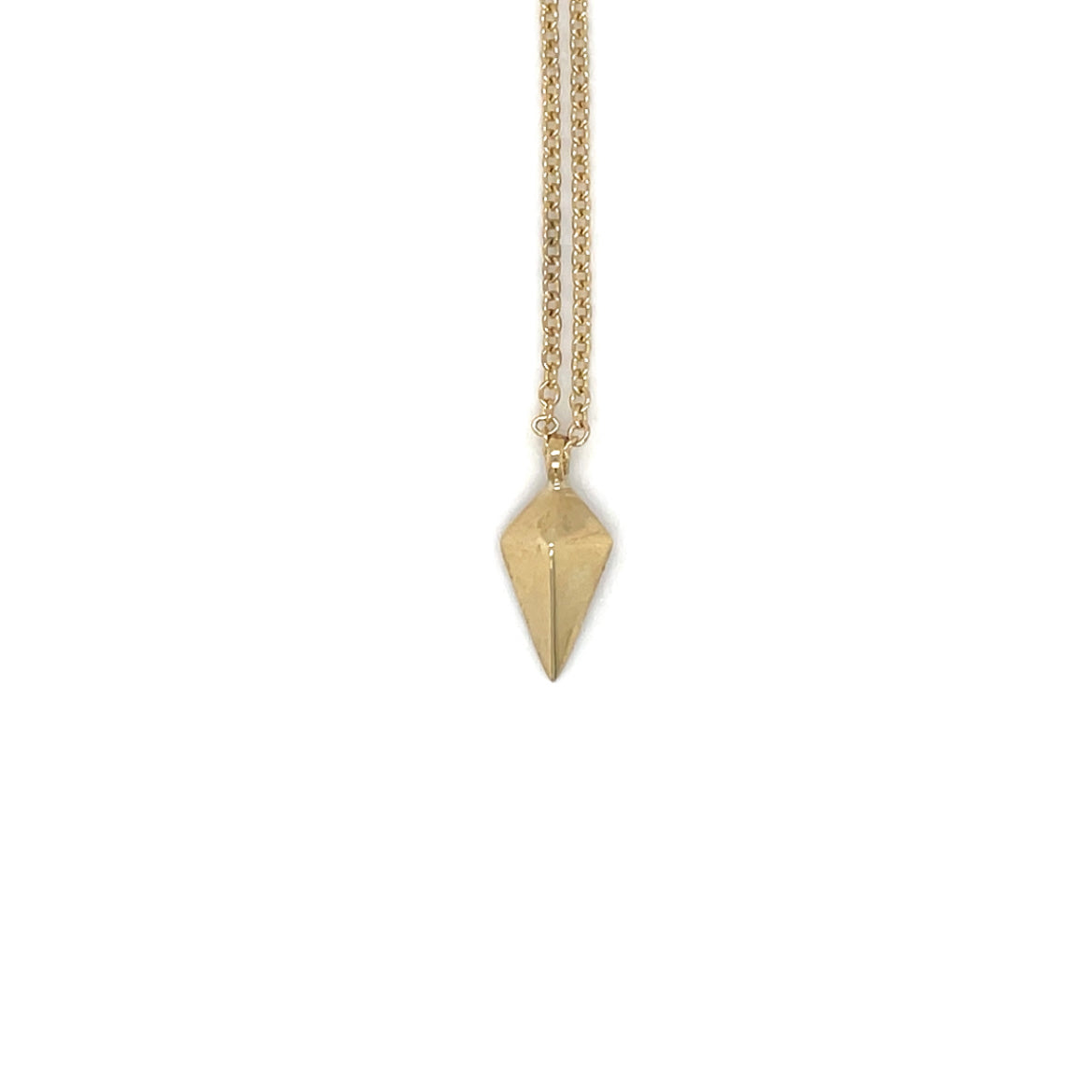 9ct Yellow Gold Kite Pendant & Chain