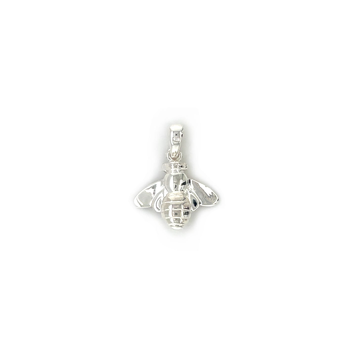Silver Bee Pendant & Chain
