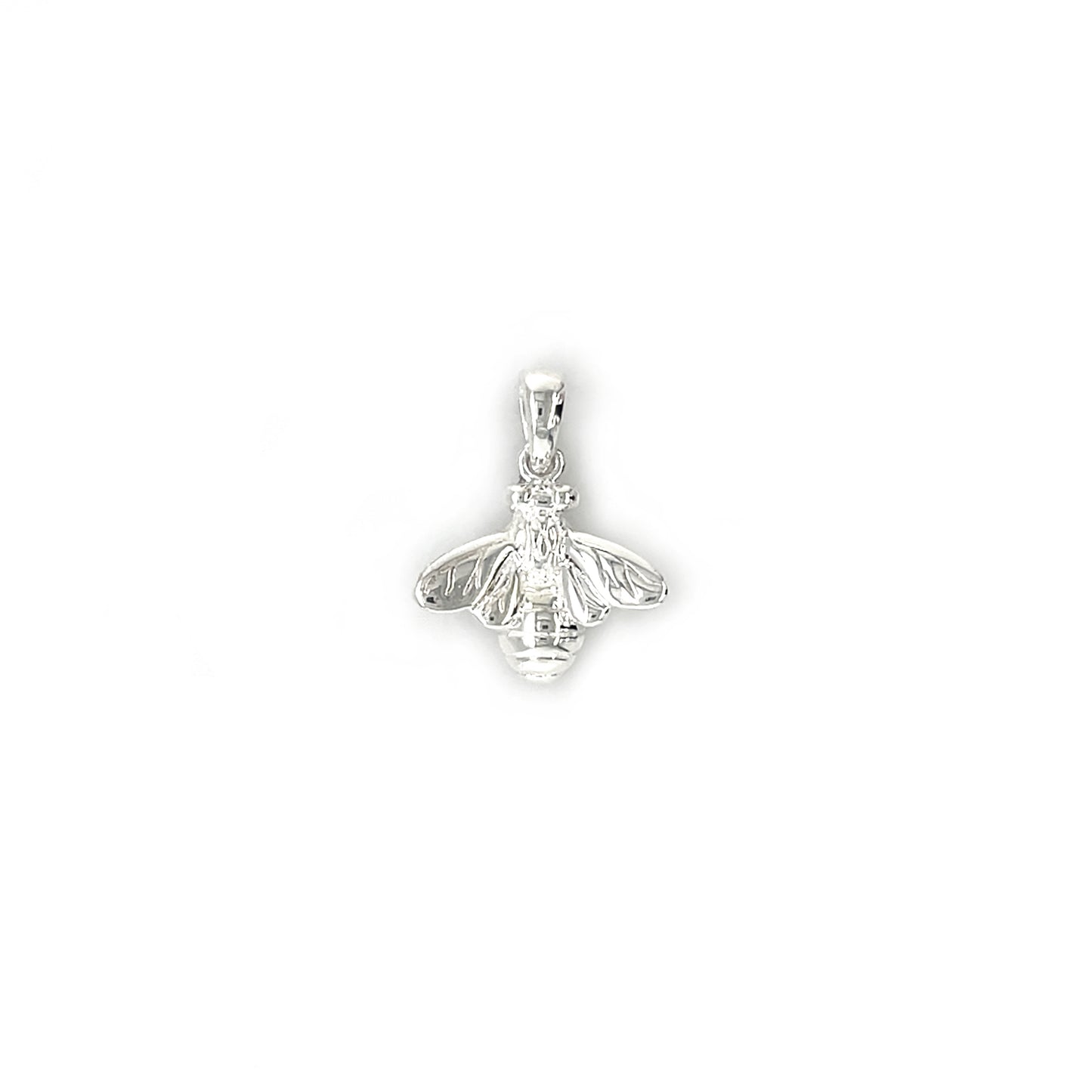 Silver Bee Pendant & Chain