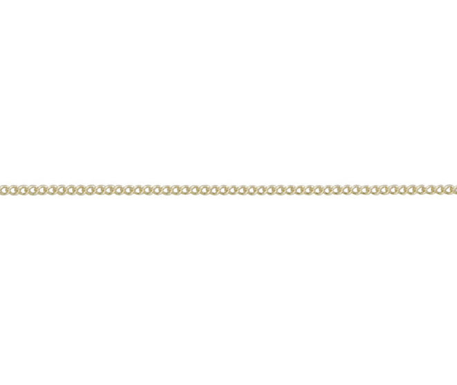 Yellow Gold Curb Chain (18")