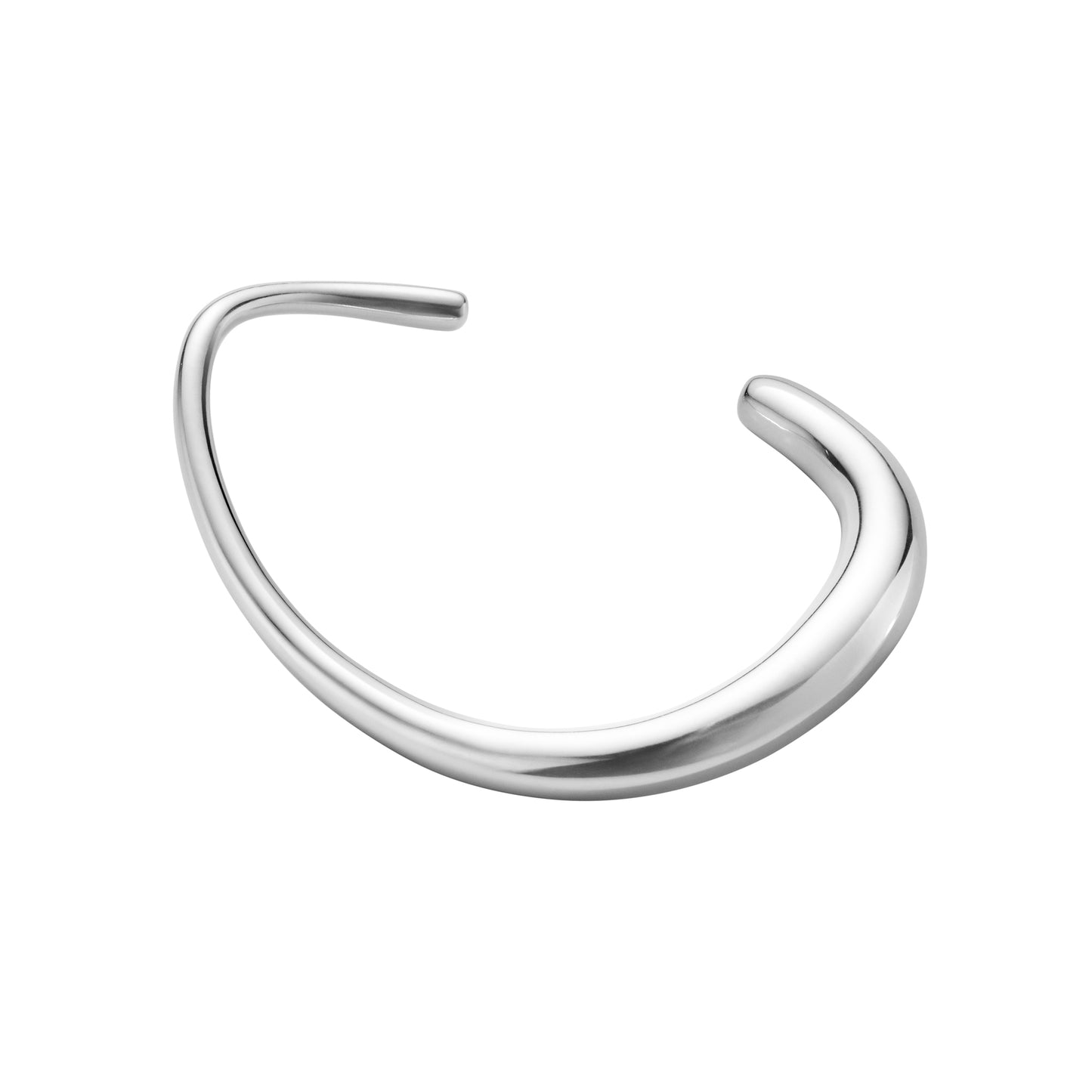 Silver Offspring Open Bangle (M)