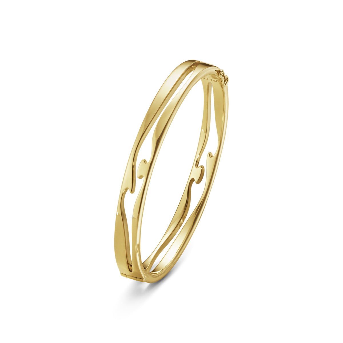 Yellow Gold Fusion Open Bangle