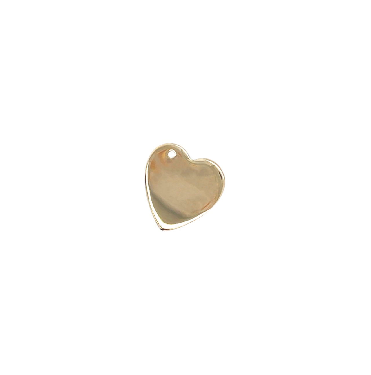 9ct Yellow Gold Heart Pendant (M)