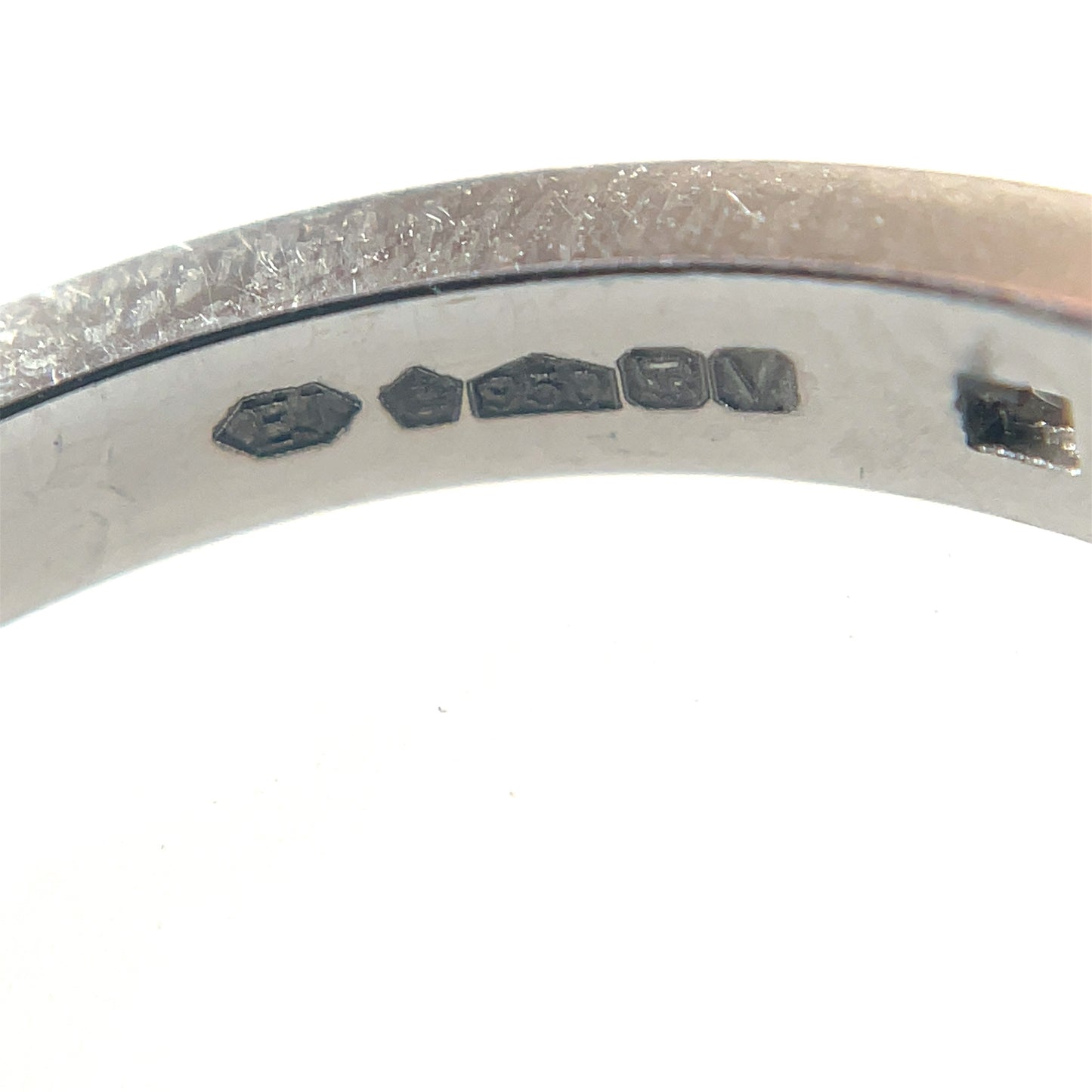 Platinum Half-Set Diamond Eternity Ring