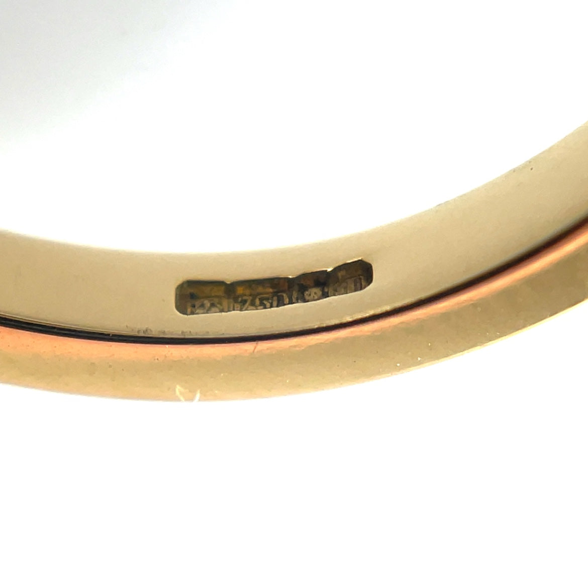 18ct Yellow & White Gold Ruby & Diamond Cluster Ring (M)