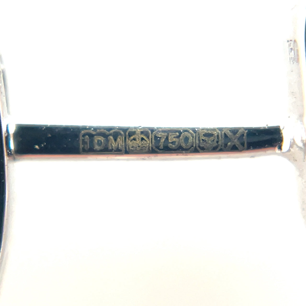 18ct White Gold Diamond Hoop Earrings