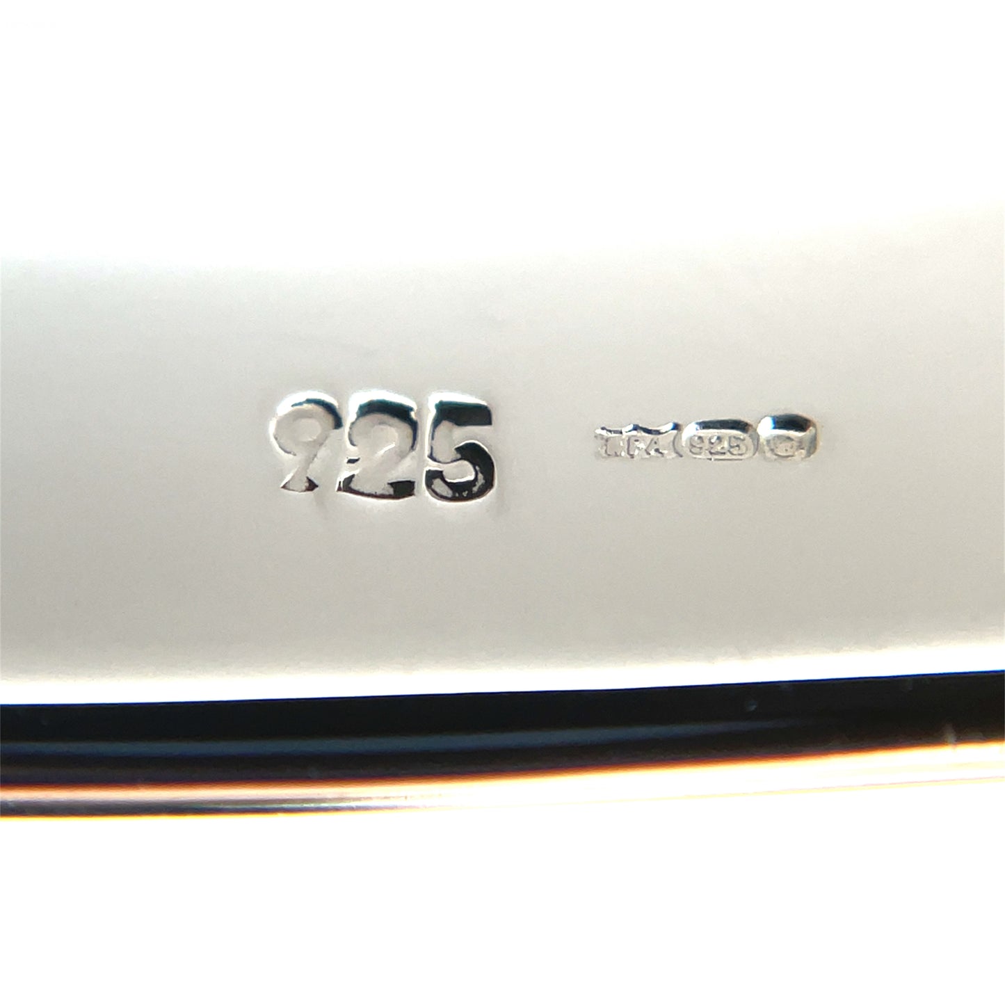 Silver Hook & Loop Modern Bangle