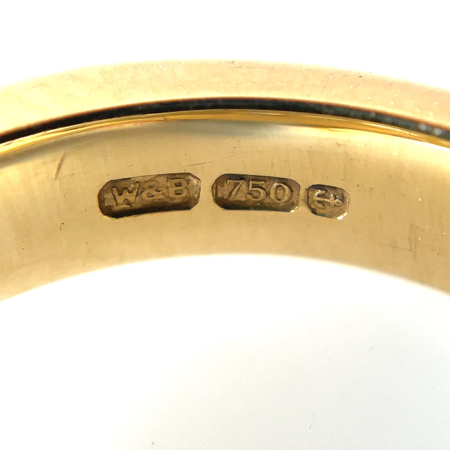18ct Yellow Gold Half-Set Diamond Eternity Ring