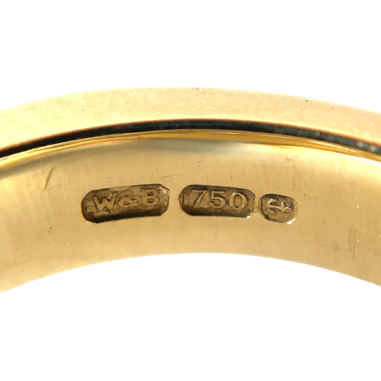 18ct Yellow Gold Half-Set Diamond Half-Set Eternity Ring (N)