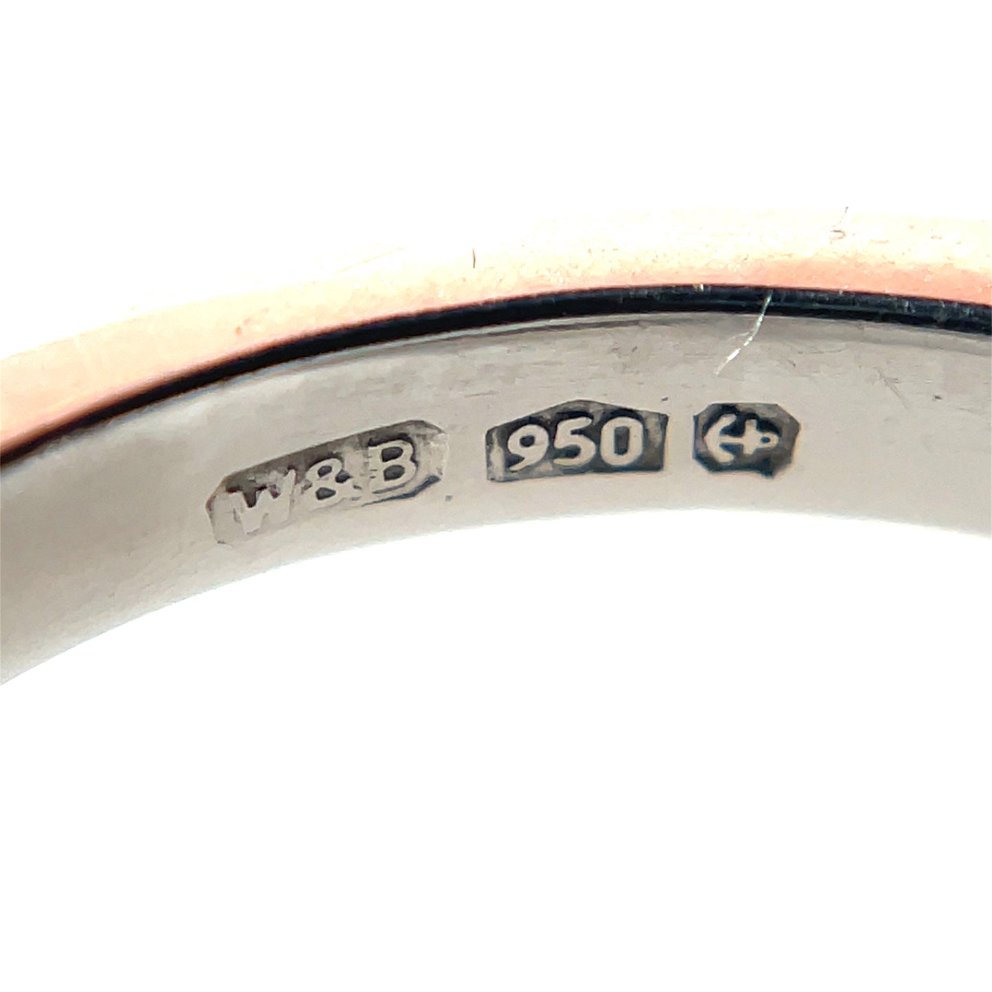 Platinum Diamond Half-Set Eternity Band