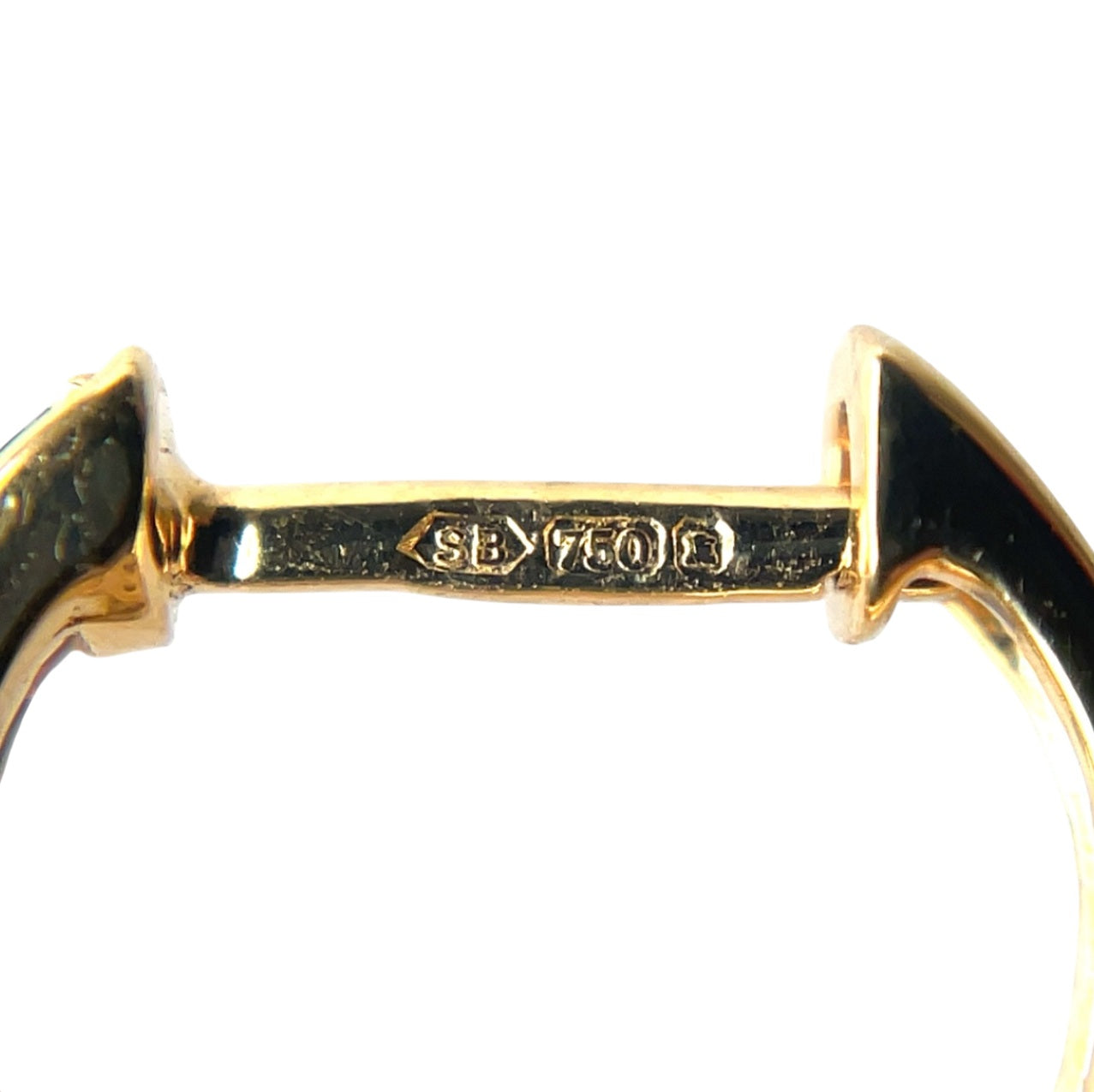 18ct Yellow Gold Rainbow Sapphire Hinged Hoop Earrings