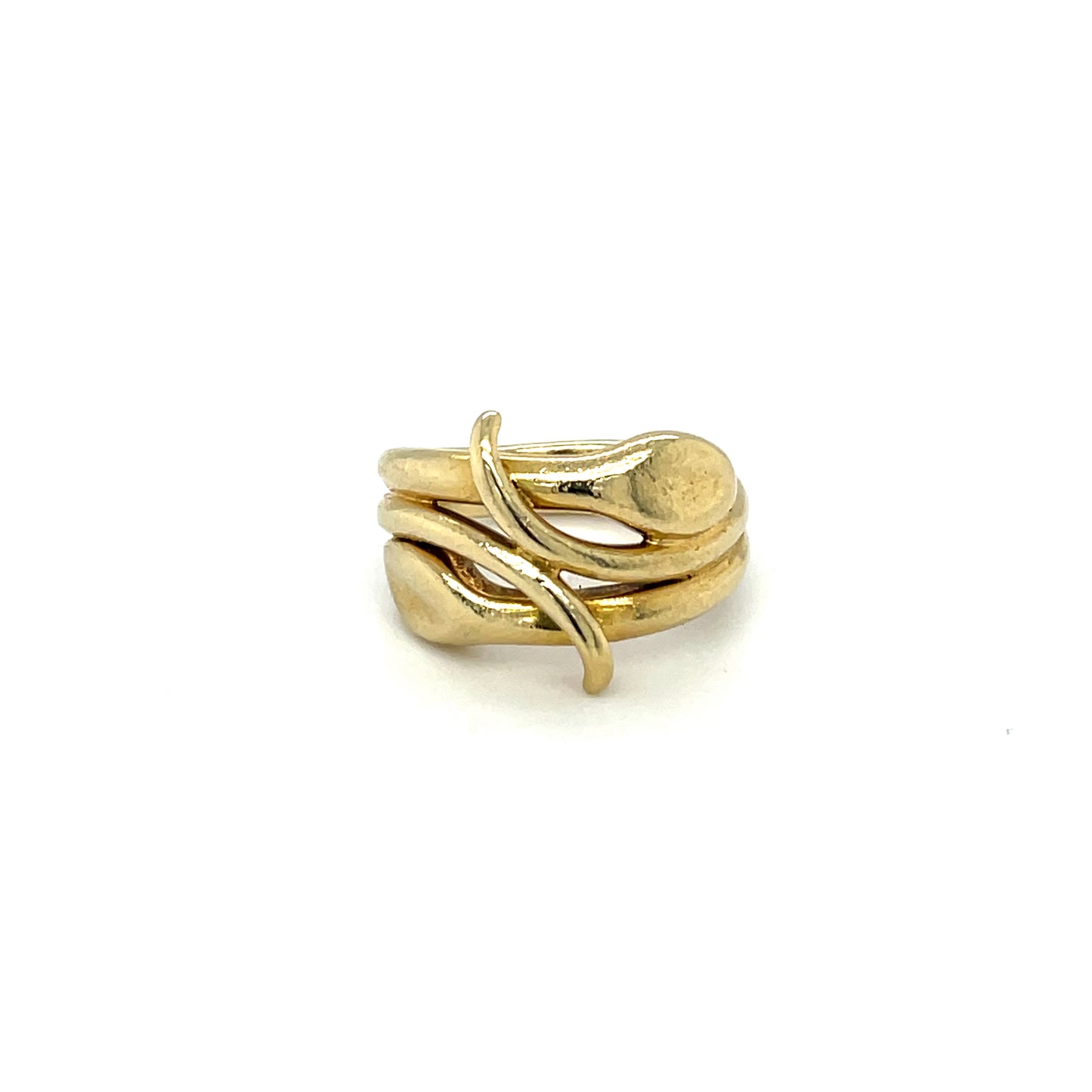 18ct Yellow Gold Snake Ring
