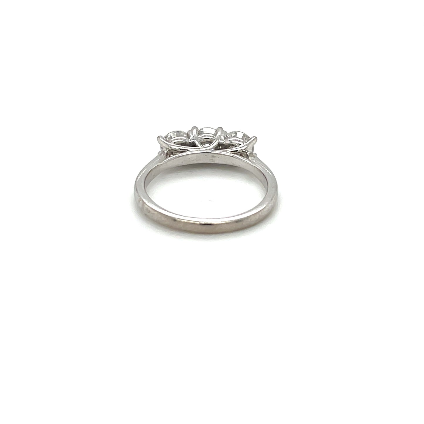 18ct White Gold Three Stone Diamond Ring
