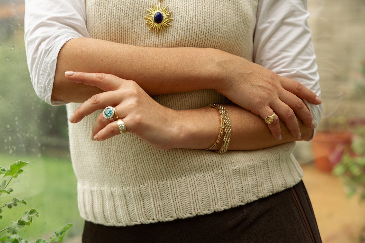 New Aquamarine Rings