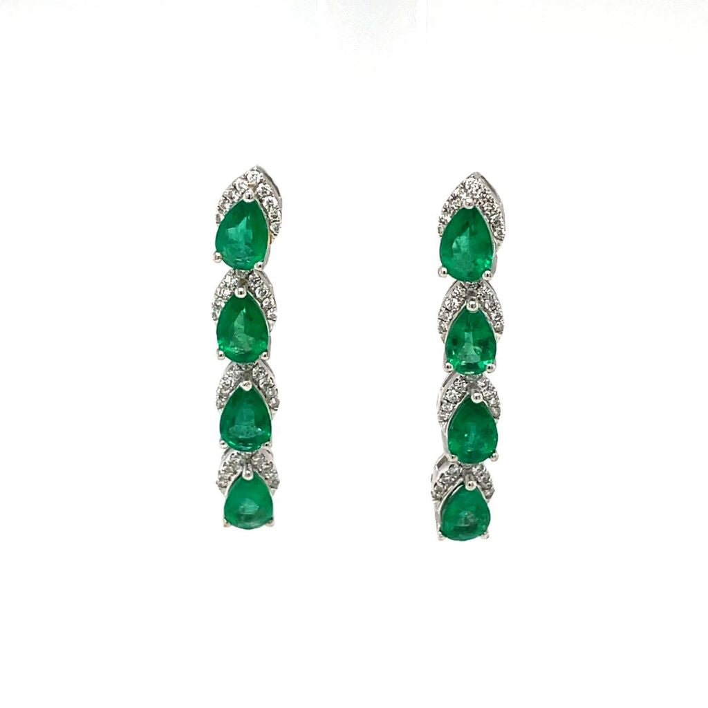 Vintage Emerald Earrings