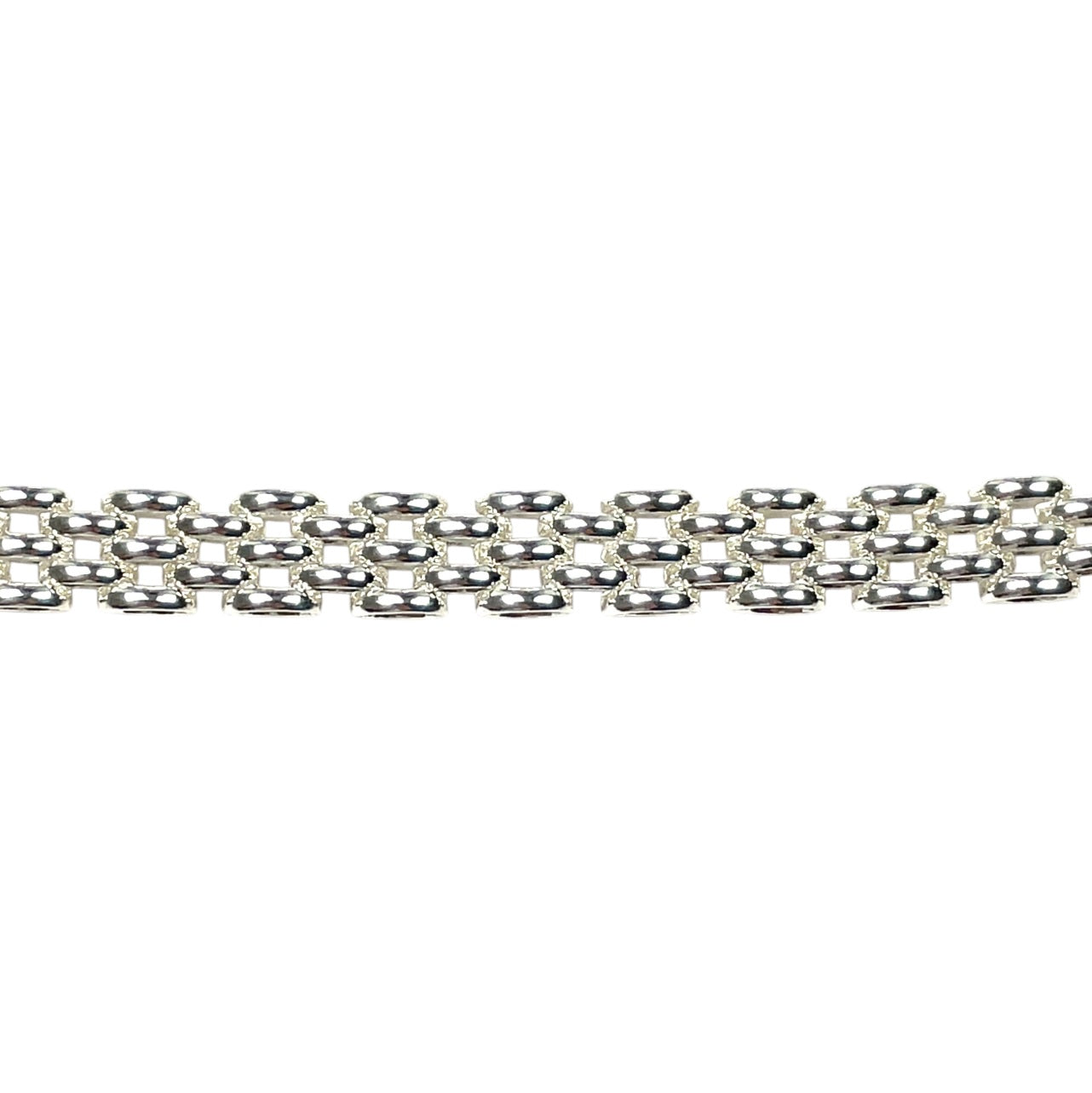 Silver Panther Bracelet (7")