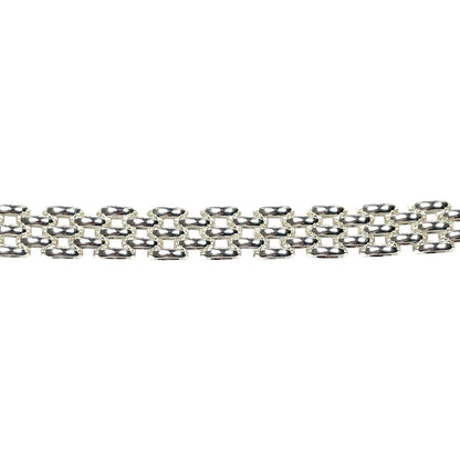 Silver Panther Bracelet (7")