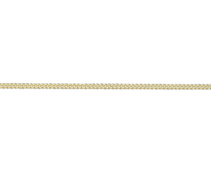 9ct Yellow Gold Filed Curb Chain (22")