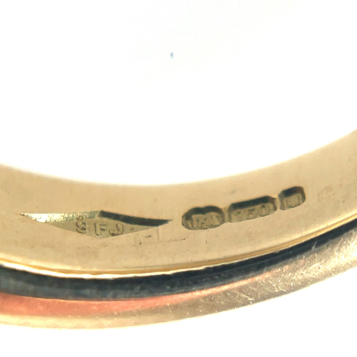 18ct Yellow Gold Scattered Diamond Eternity Ring