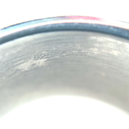 Silver Heavy Domed Band (O1/2)