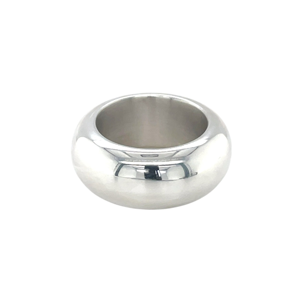 Silver Heavy Domed Band (O1/2)
