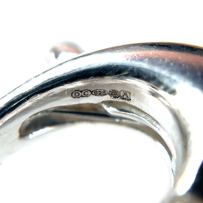 Silver Chunky Circle-Link Heavy Chain (18")