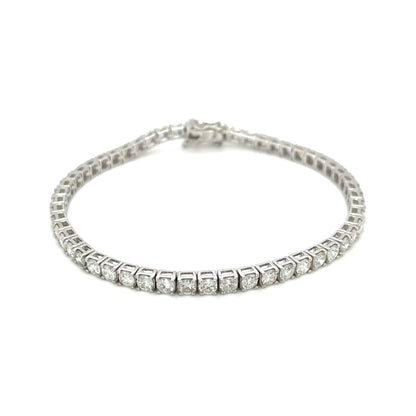 18ct White Gold Diamond Tennis Bracelet
