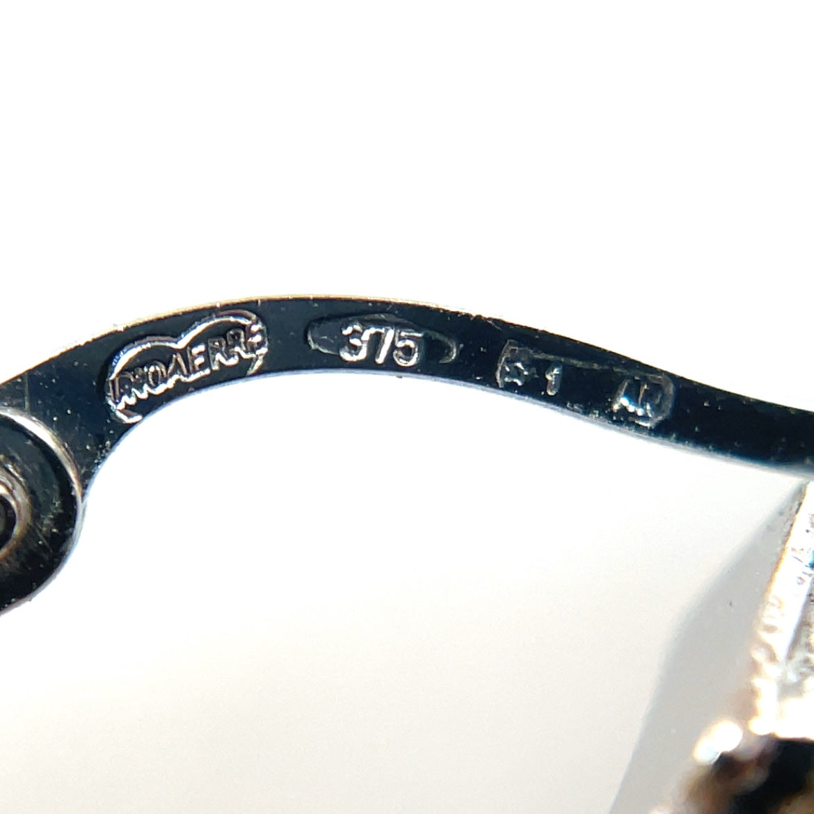 9ct Yellow & White Gold Twist Creole Hoop Earrings