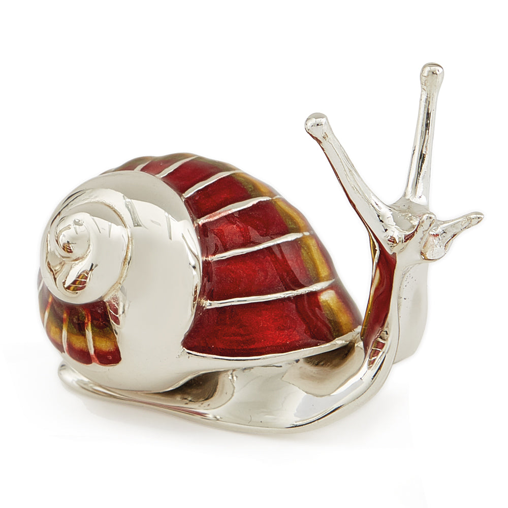 Saturno Silver & Enamel Large Snail