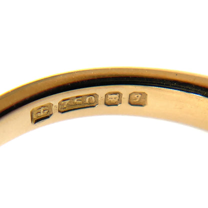18ct Yellow Gold Diamond Solitaire Ring (K)