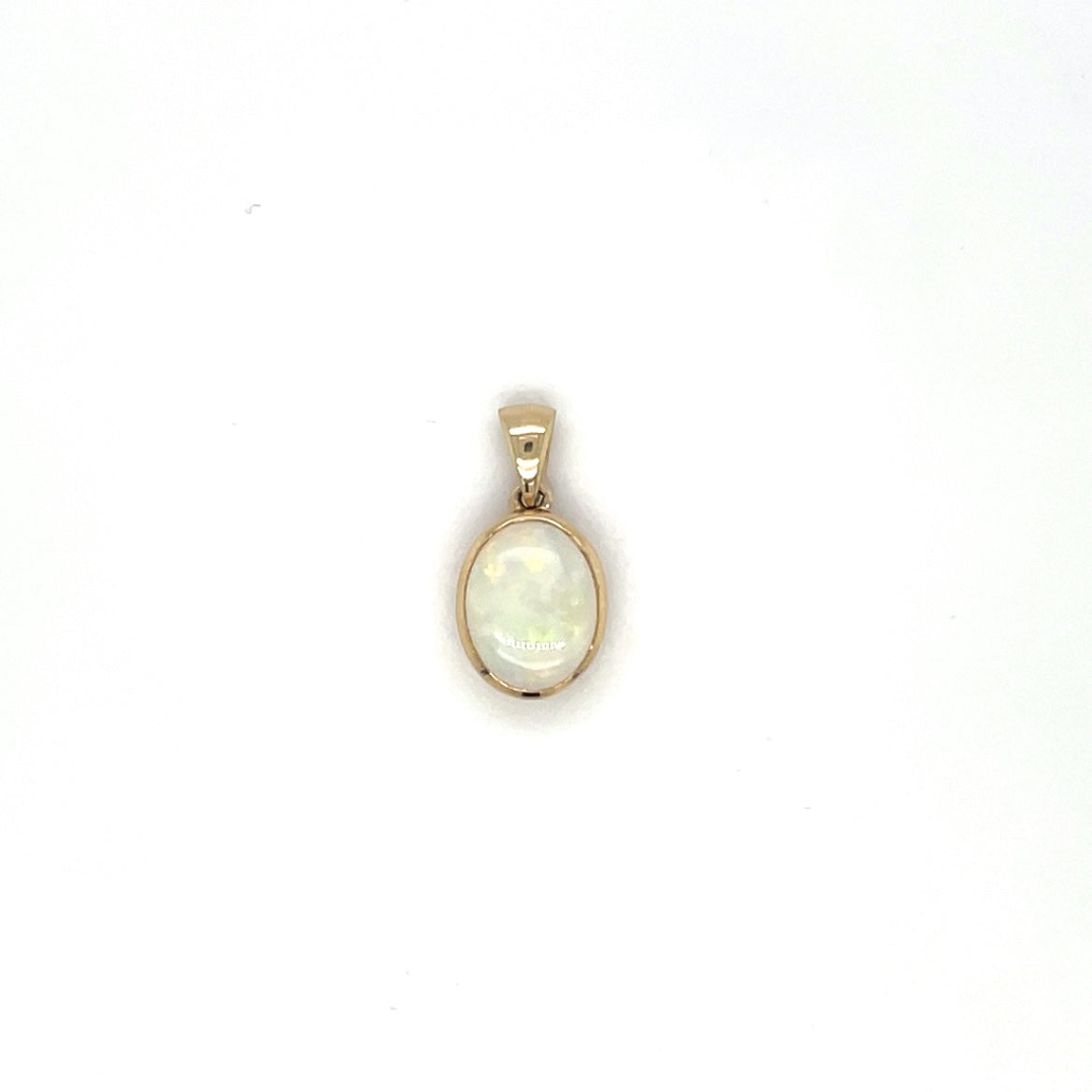 9ct Yellow Gold Opal Pendant
