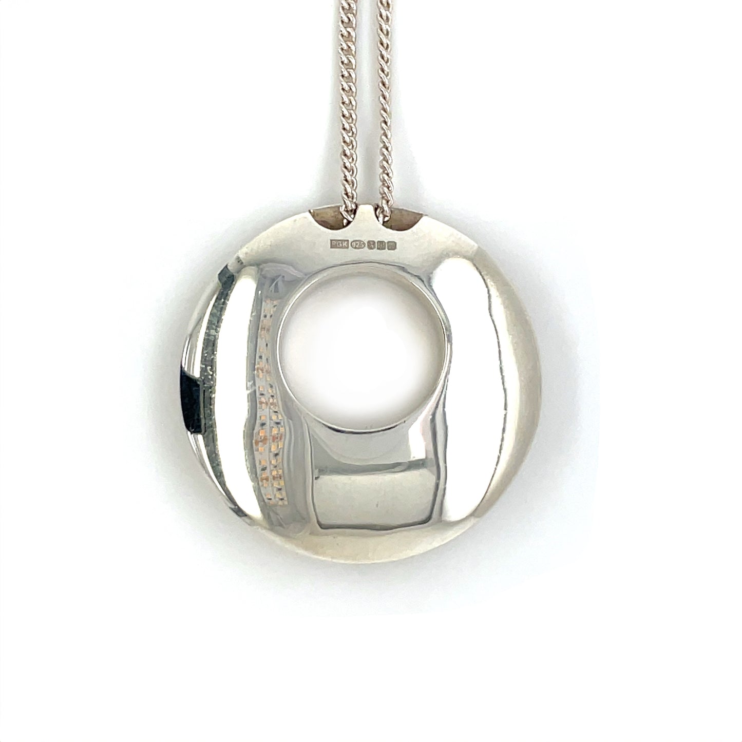 Silver Scatter Pendant & Chain