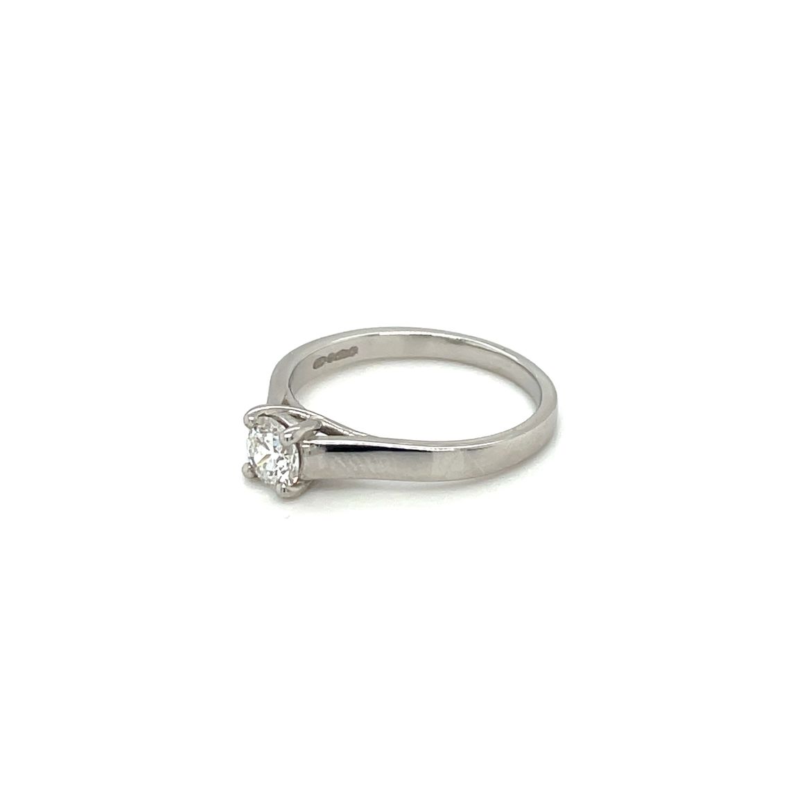 Platinum Diamond Solitaire Ring