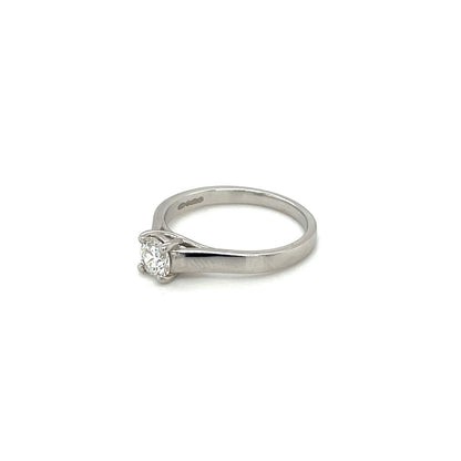 Platinum Diamond Solitaire Ring