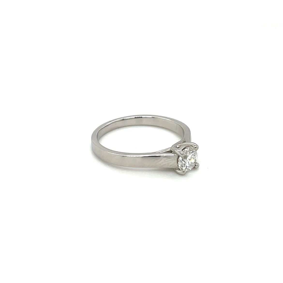 Platinum Diamond Solitaire Ring