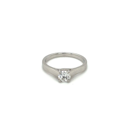 Platinum Diamond Solitaire Ring
