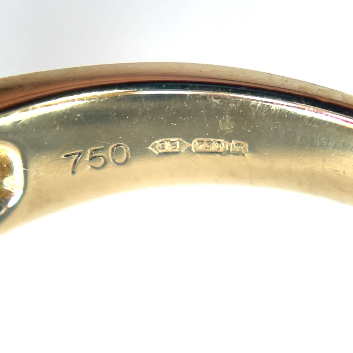 18ct Yellow Gold Multi-Coloured Sapphire & Diamond Rainbow Eternity Ring
