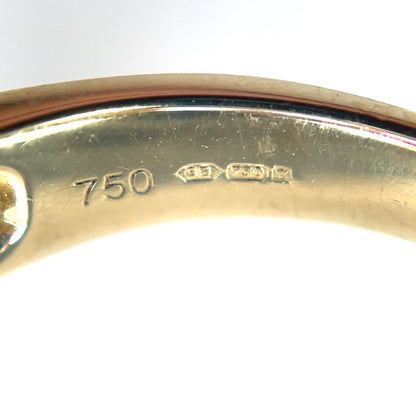 18ct Yellow Gold Multi-Coloured Sapphire & Diamond Rainbow Eternity Ring