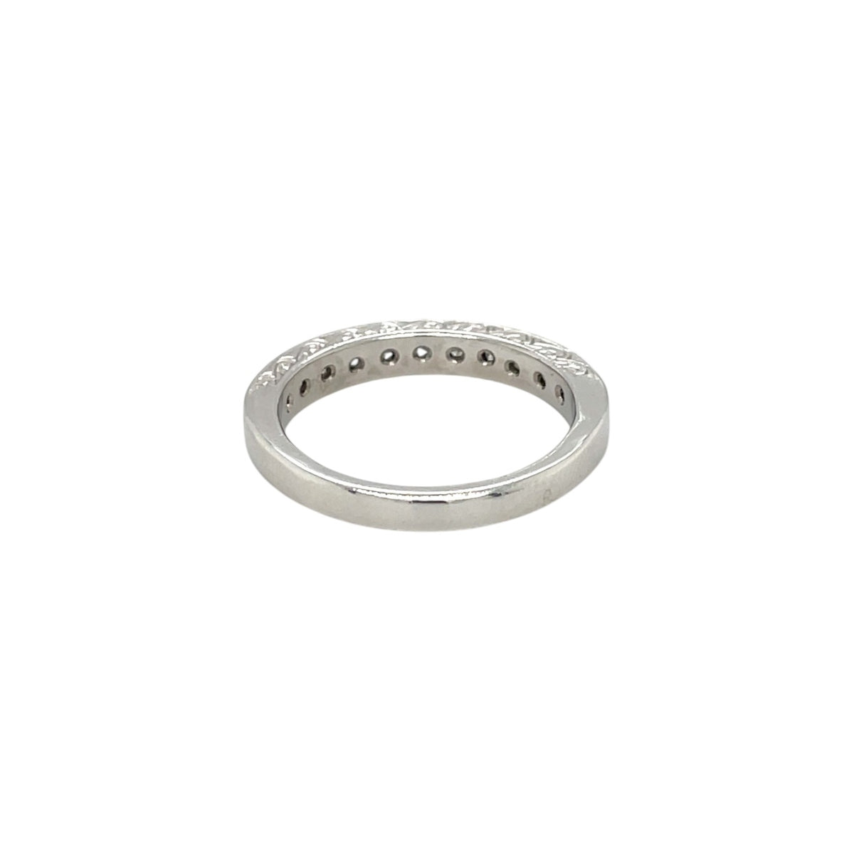 Platinum Princess-Cut Diamond Half-Eternity Ring (R1/2)