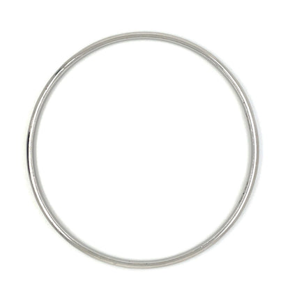 9ct White Gold Small Bangle (60mm)
