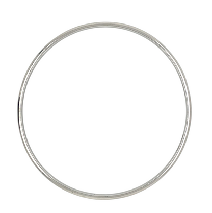 9ct White Gold Small Bangle (60mm)