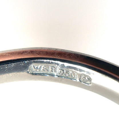 Platinum Sapphire & Diamond Three-Stone Ring