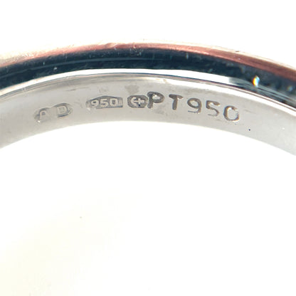 Platinum Diamond Curved Wedding Band