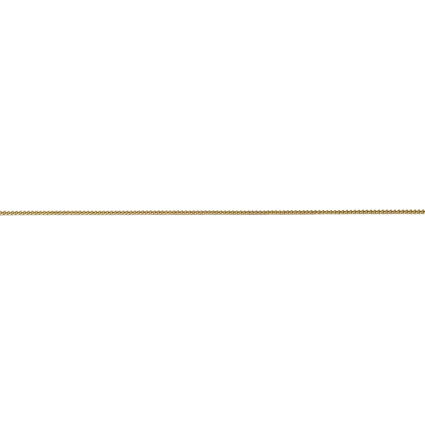 9ct Yellow Gold Filed Curb Chain (14-18")